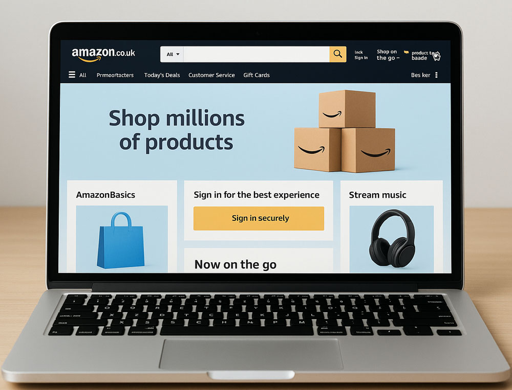 وبسایت آمازون